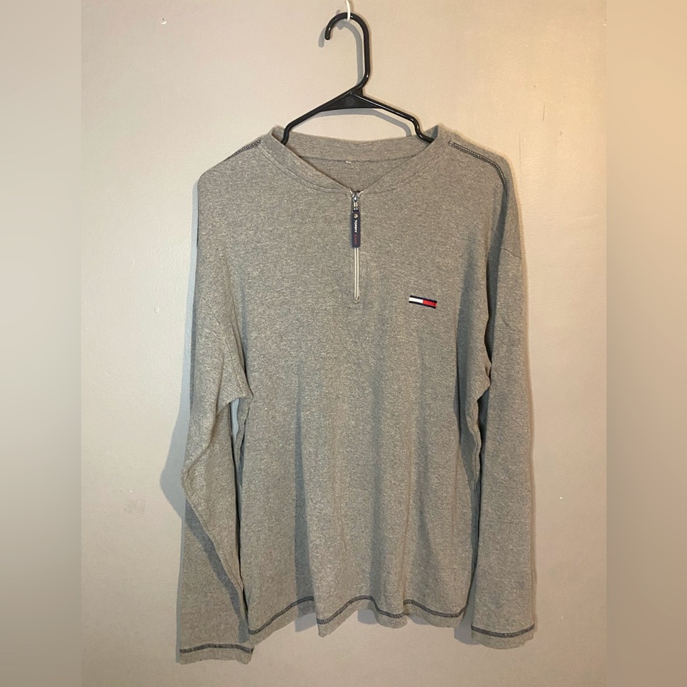 tommy hillfiger half zip long sleeve - Picture 1 of 1